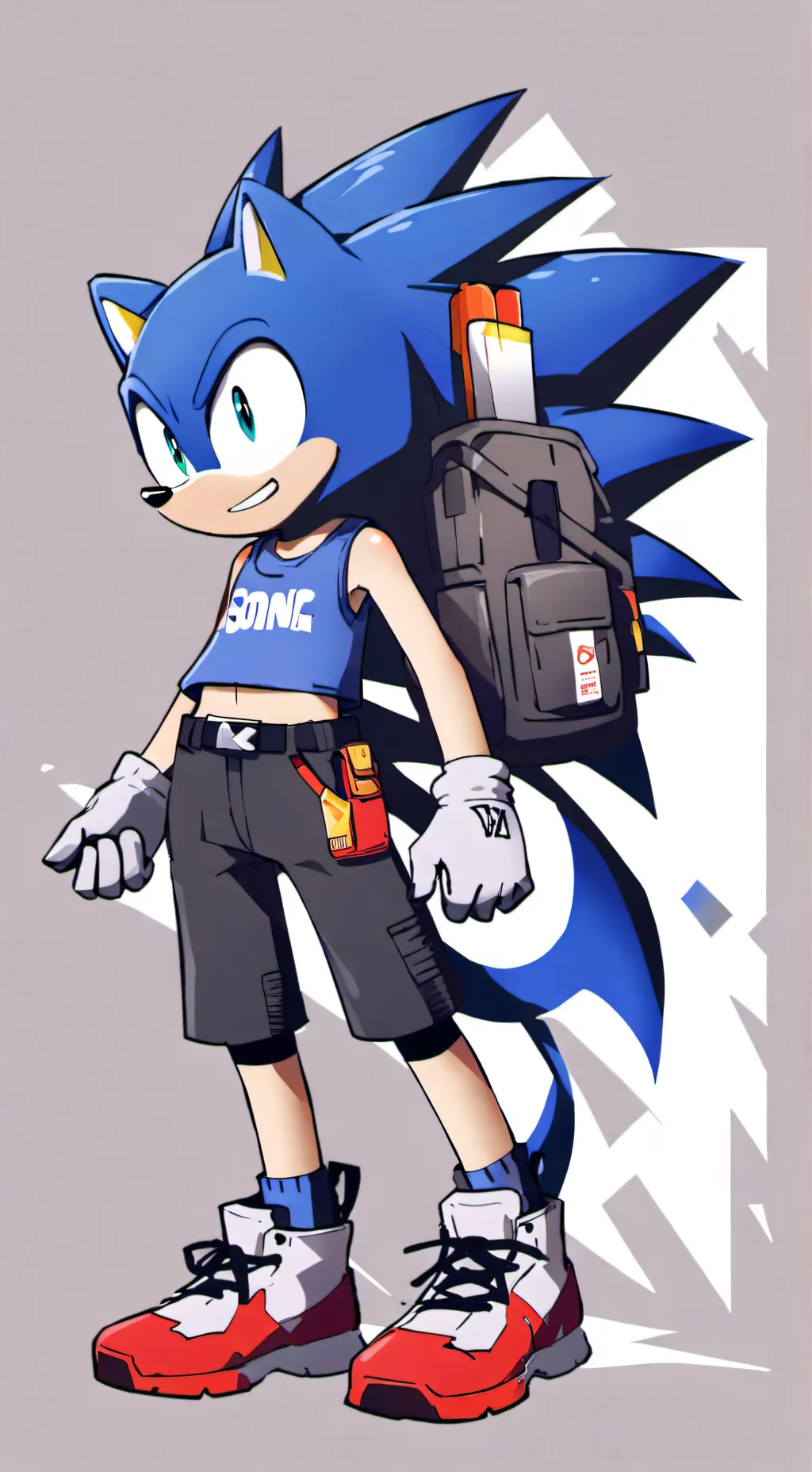 ai character: Sonic background
