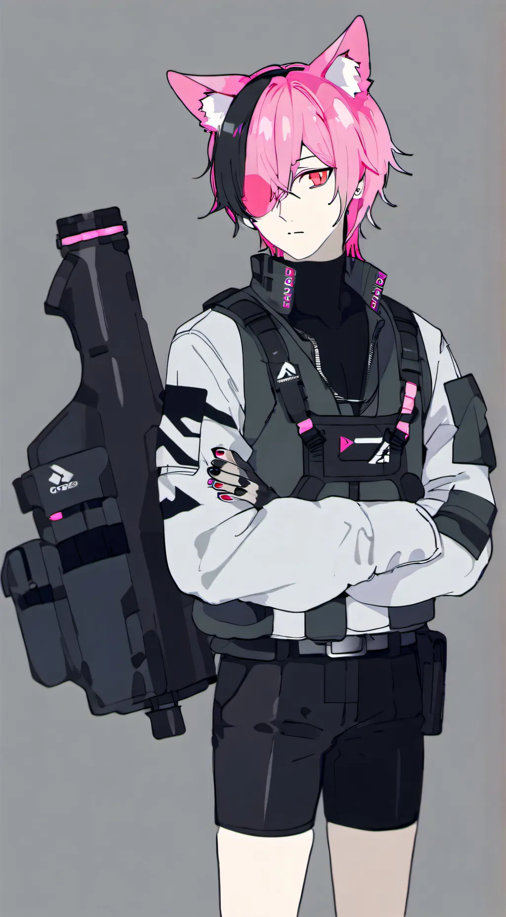 ai character: Gay airsoft player background