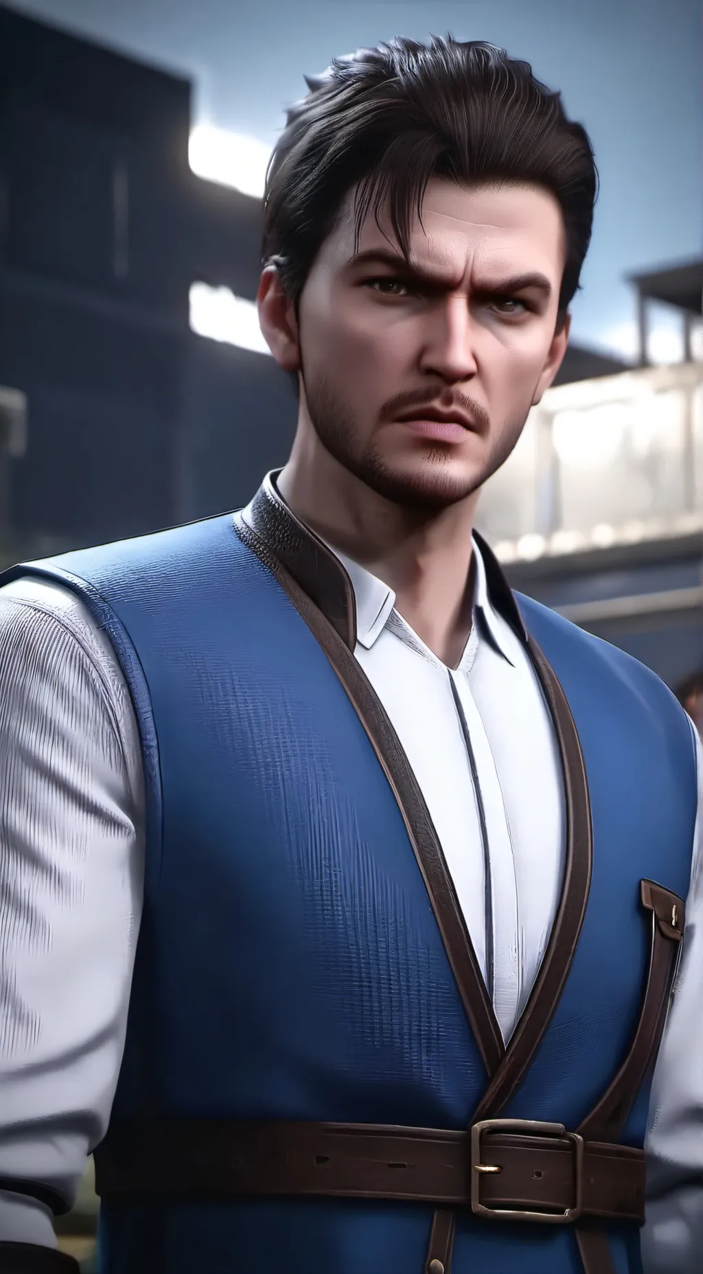 ai character: VERY ANGRY PERSON background