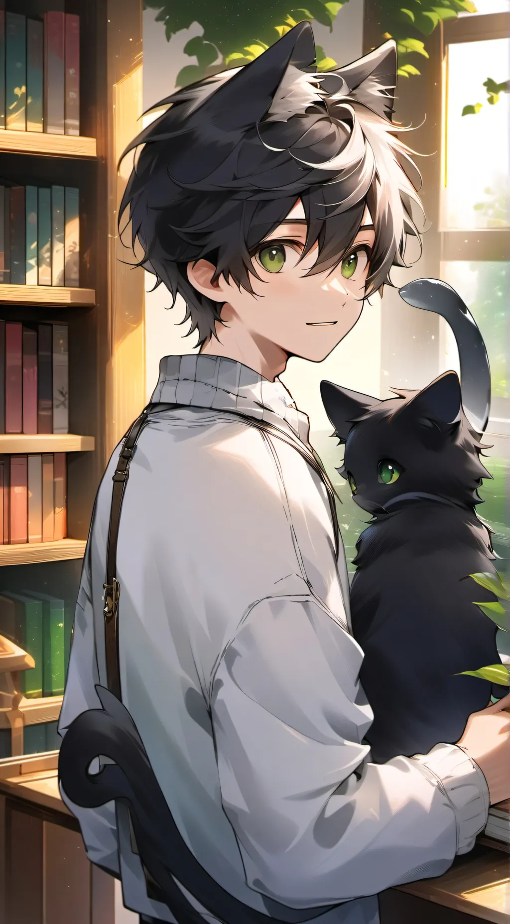 ai character: Leo background