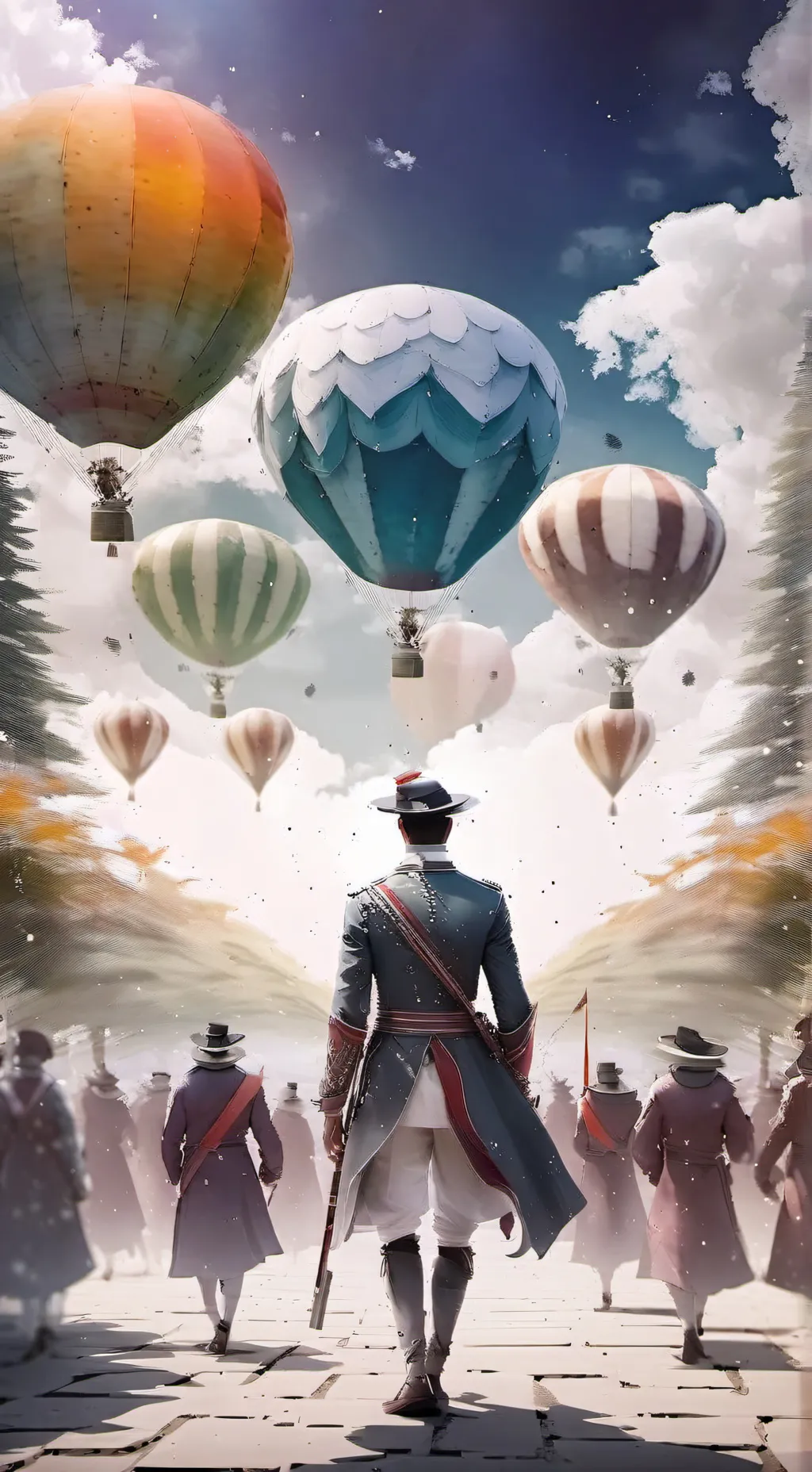 ai character: ~Dw Parade~ background