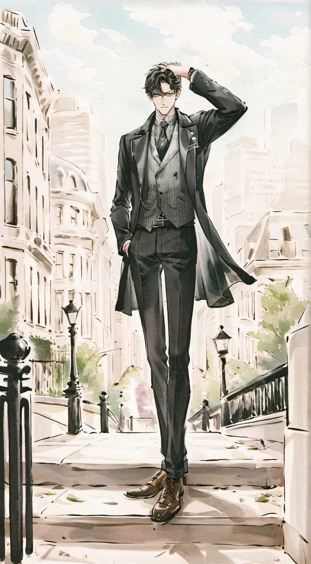 ai character: kim tae won background