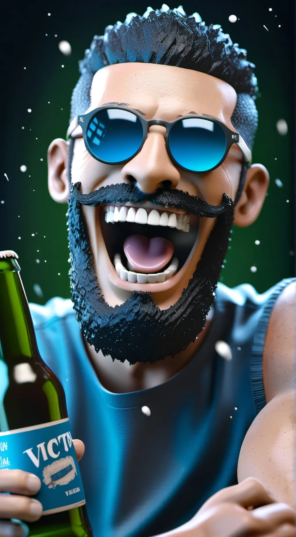 ai character: your drunk Dad  background