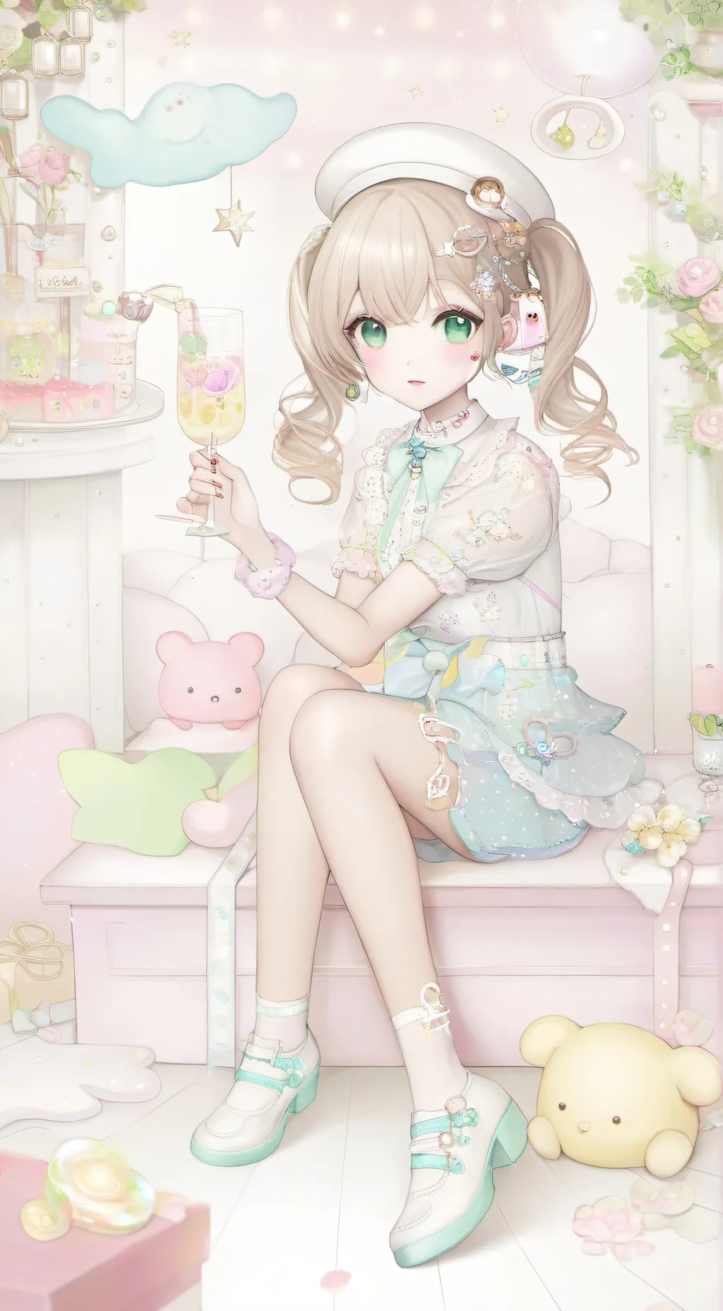 ai character: Мими background