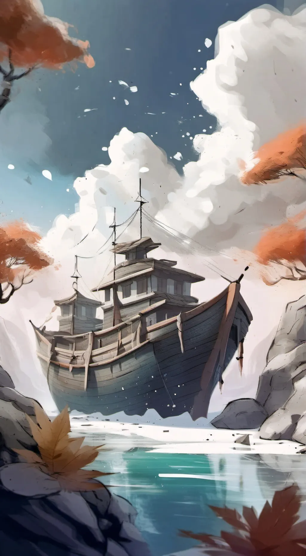 ai character: Finn x Shrimpo background