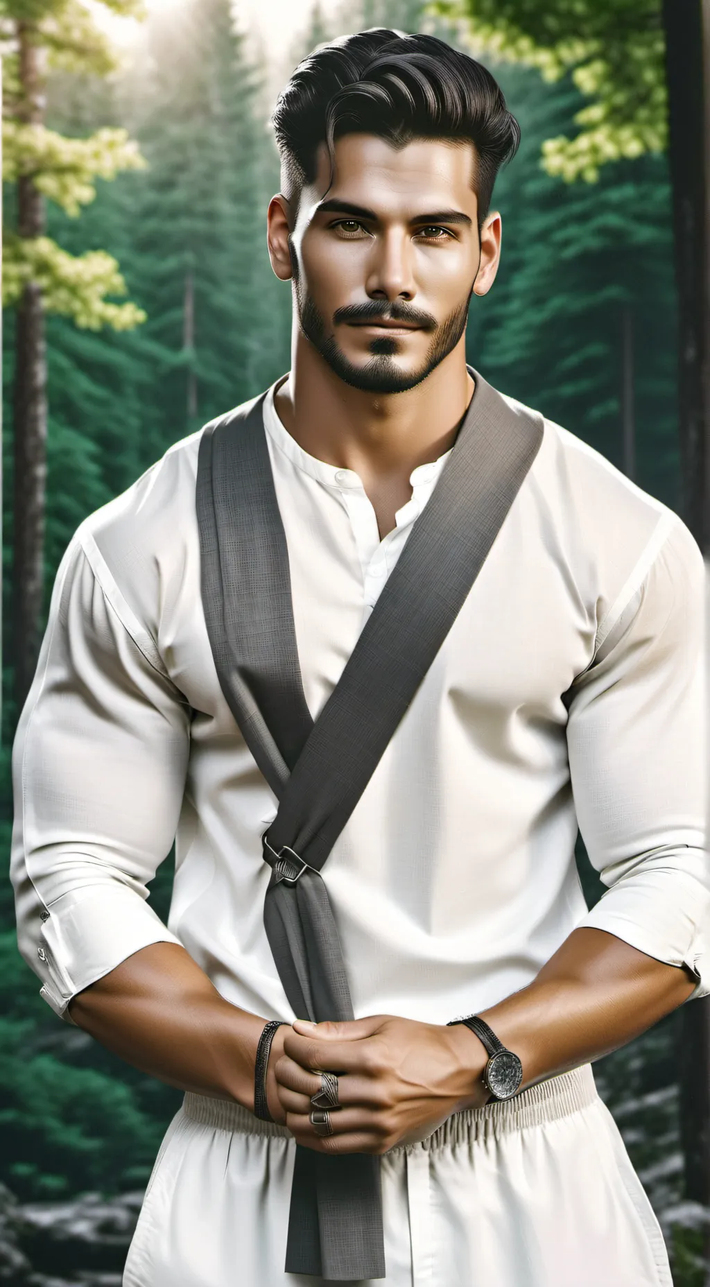 ai character: Джон background