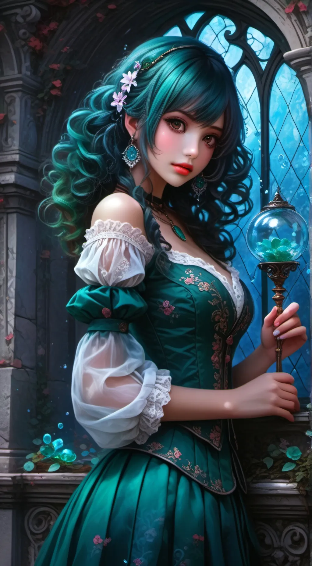 ai character: ~Rosy~ background