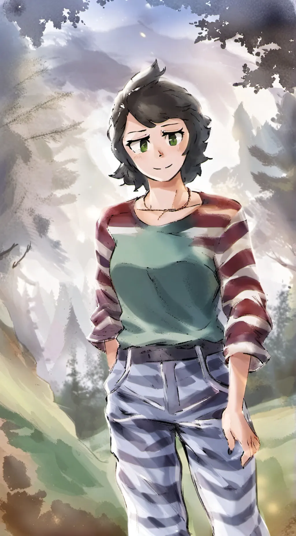 ai character: ron's mom background