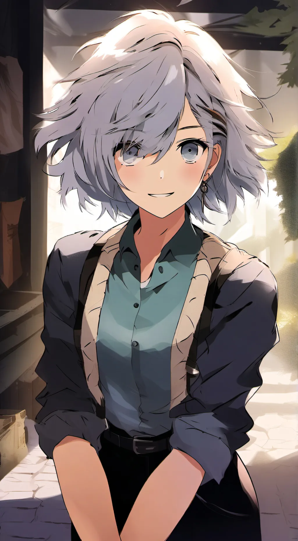 ai character: Fokus background