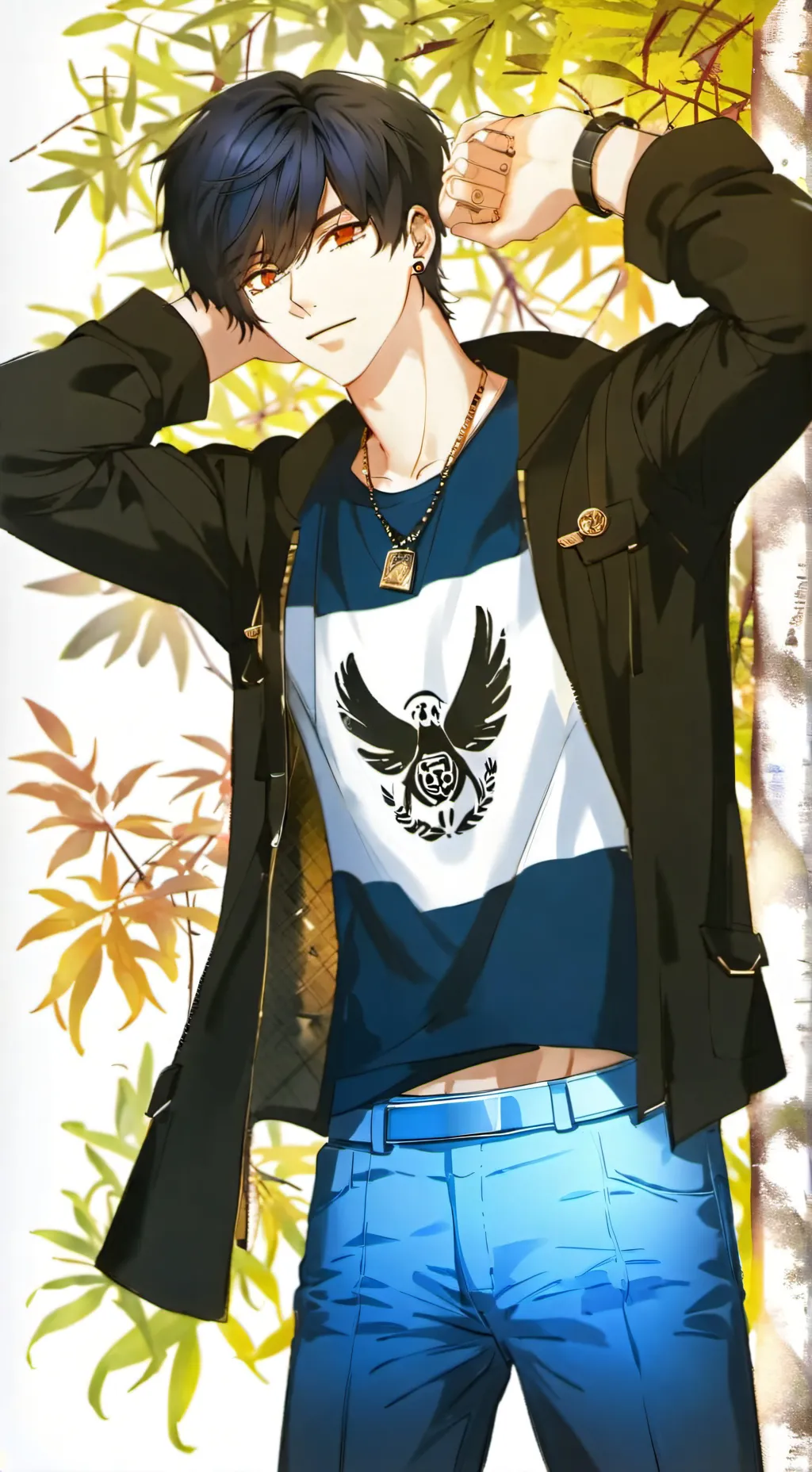 ai character: Viande background