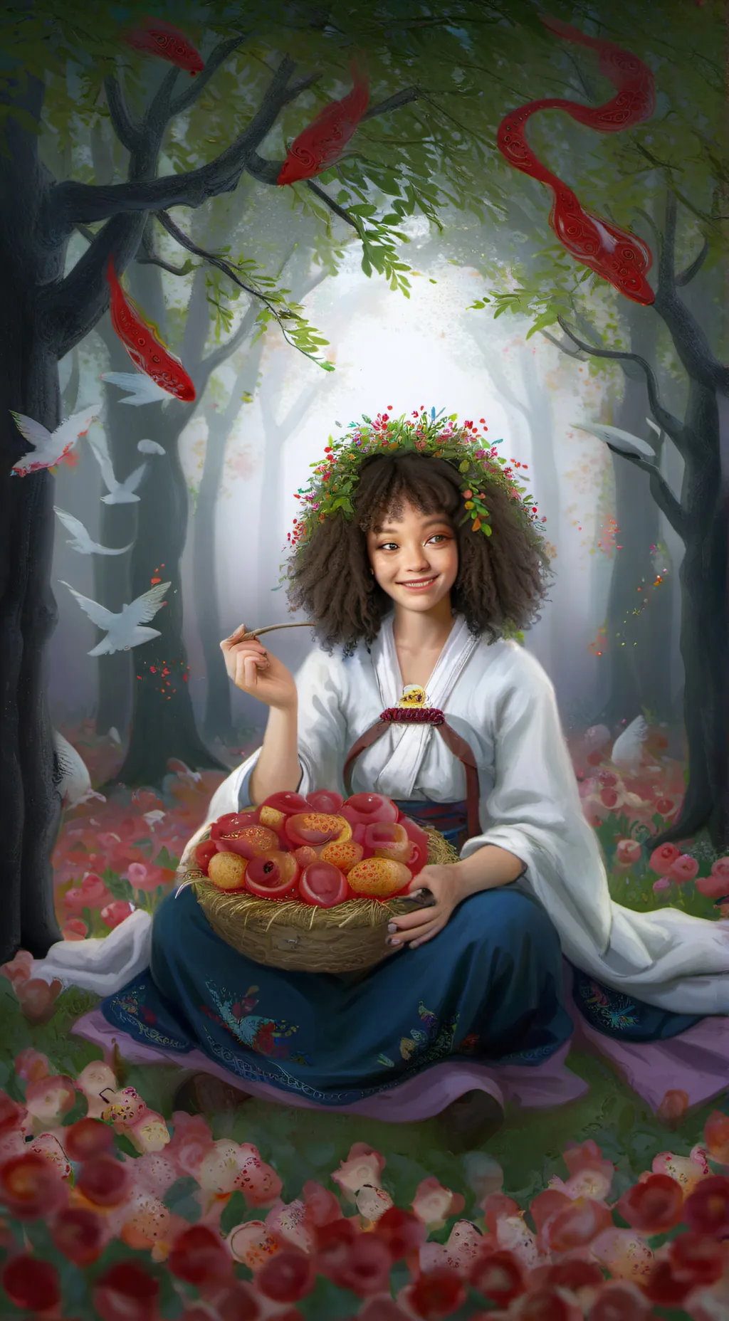 ai character: l Lena background