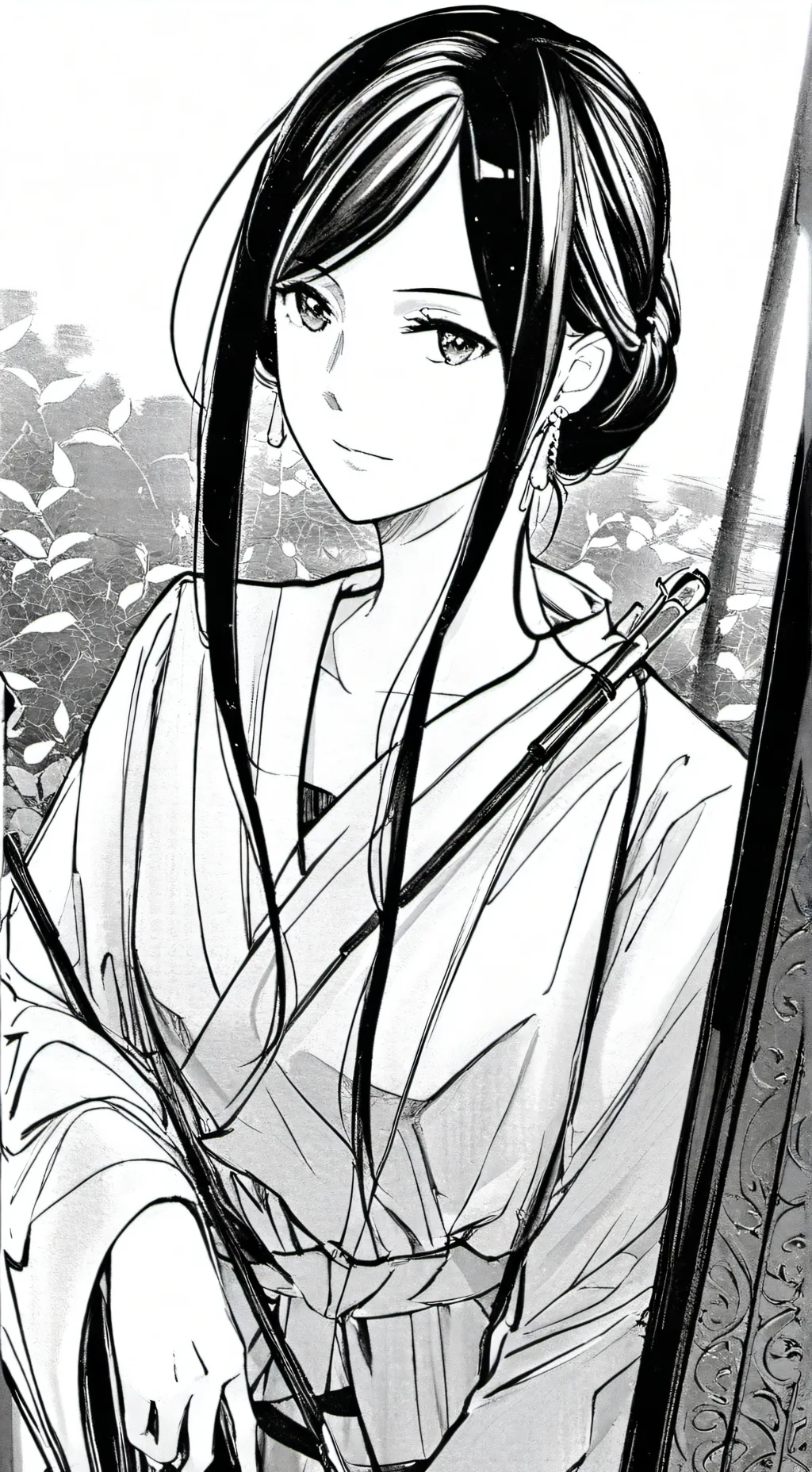 ai character: xiaro puta marde background