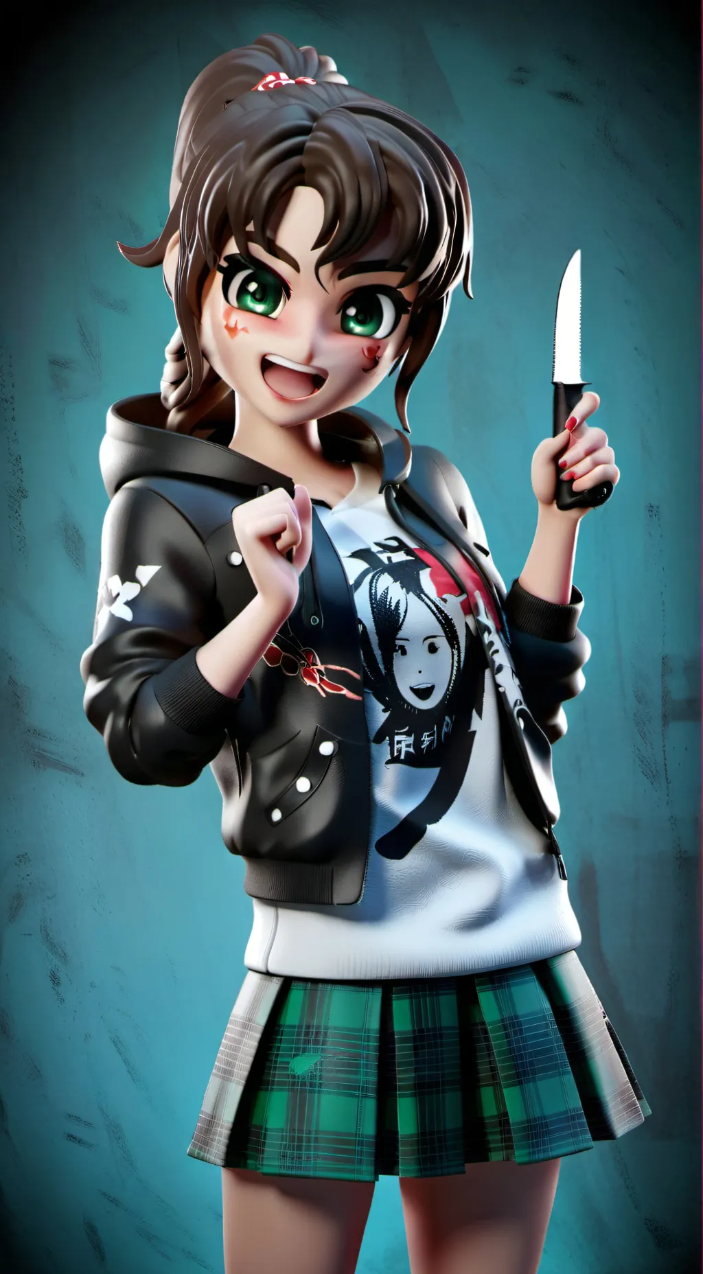 ai character: Llara la fan loca background