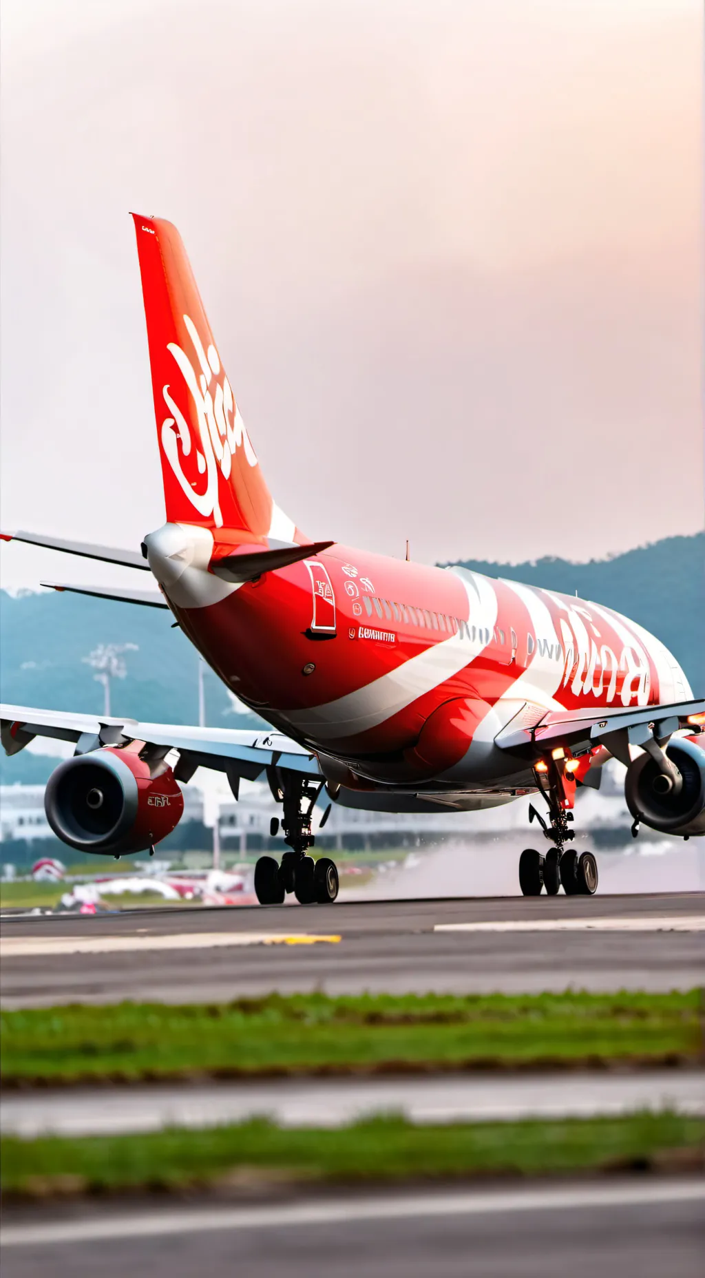 ai character: AirAsia indonesia background