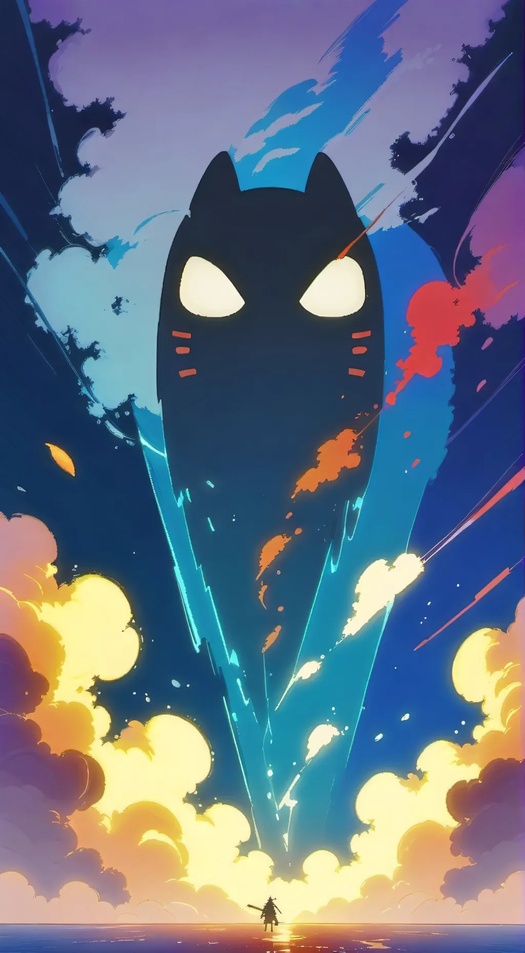 ai character: gl1tchh4ck background