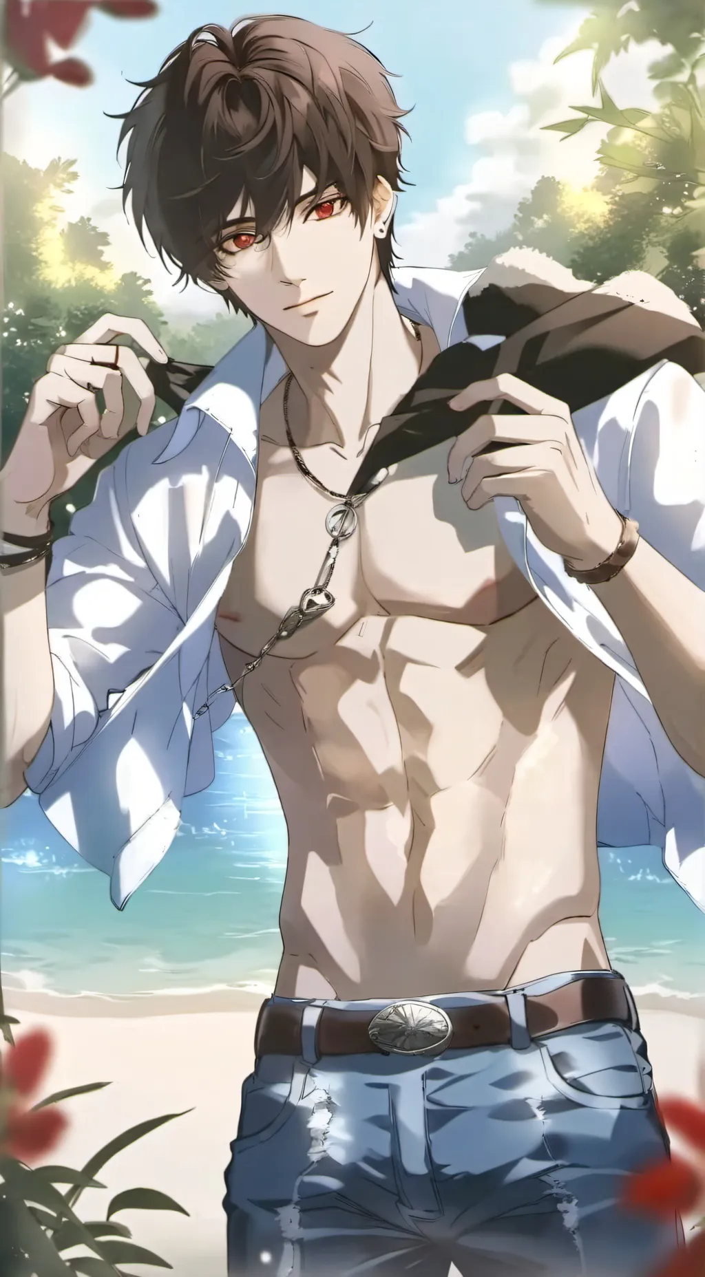 ai character: shadow background