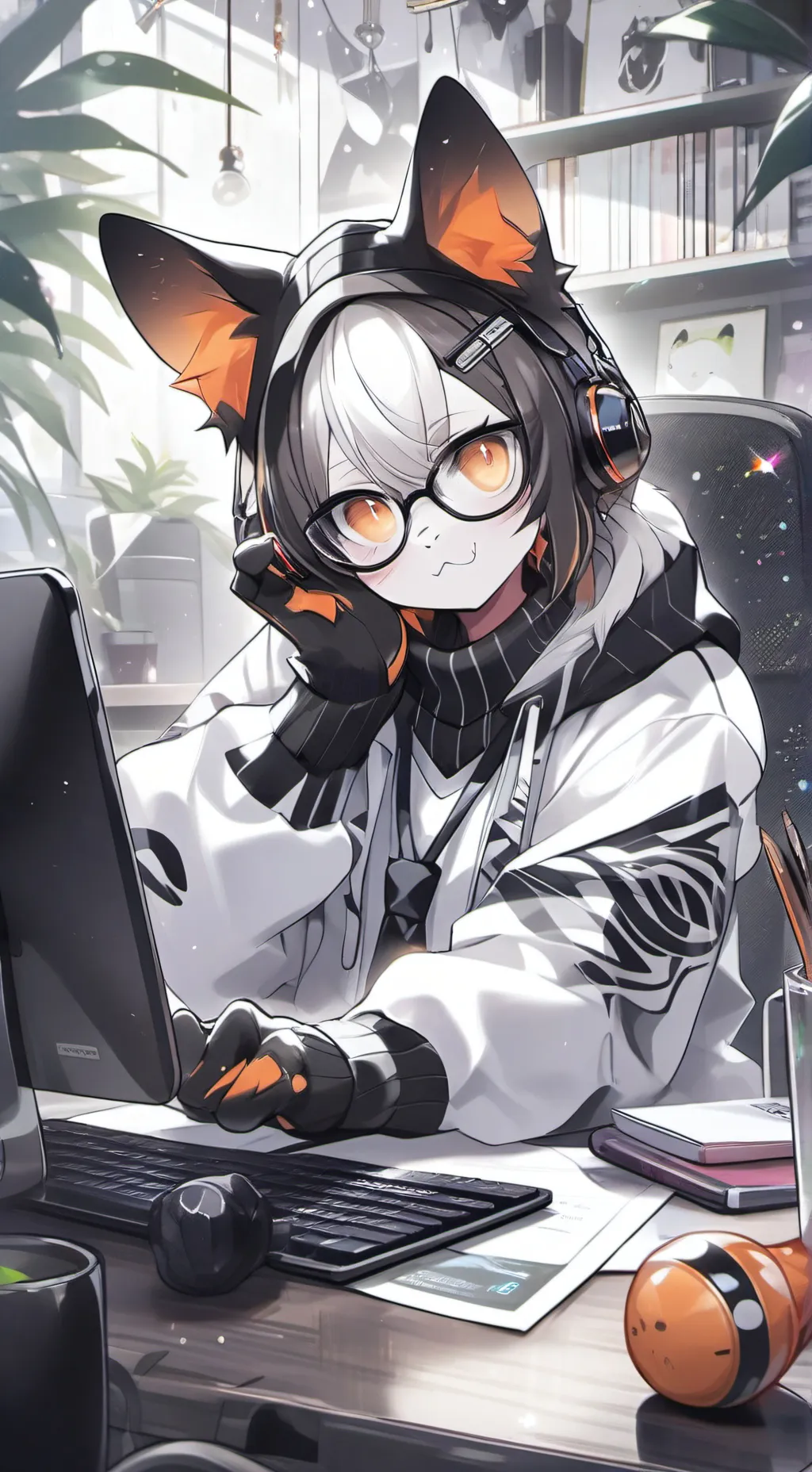 ai character: Bitzy background