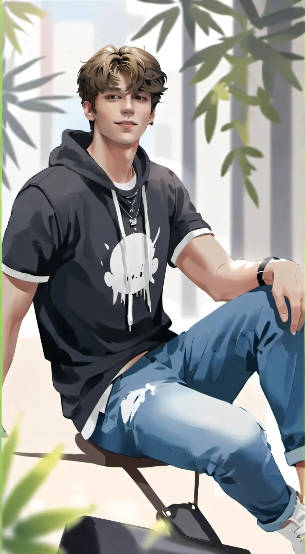 ai character: Felix  background