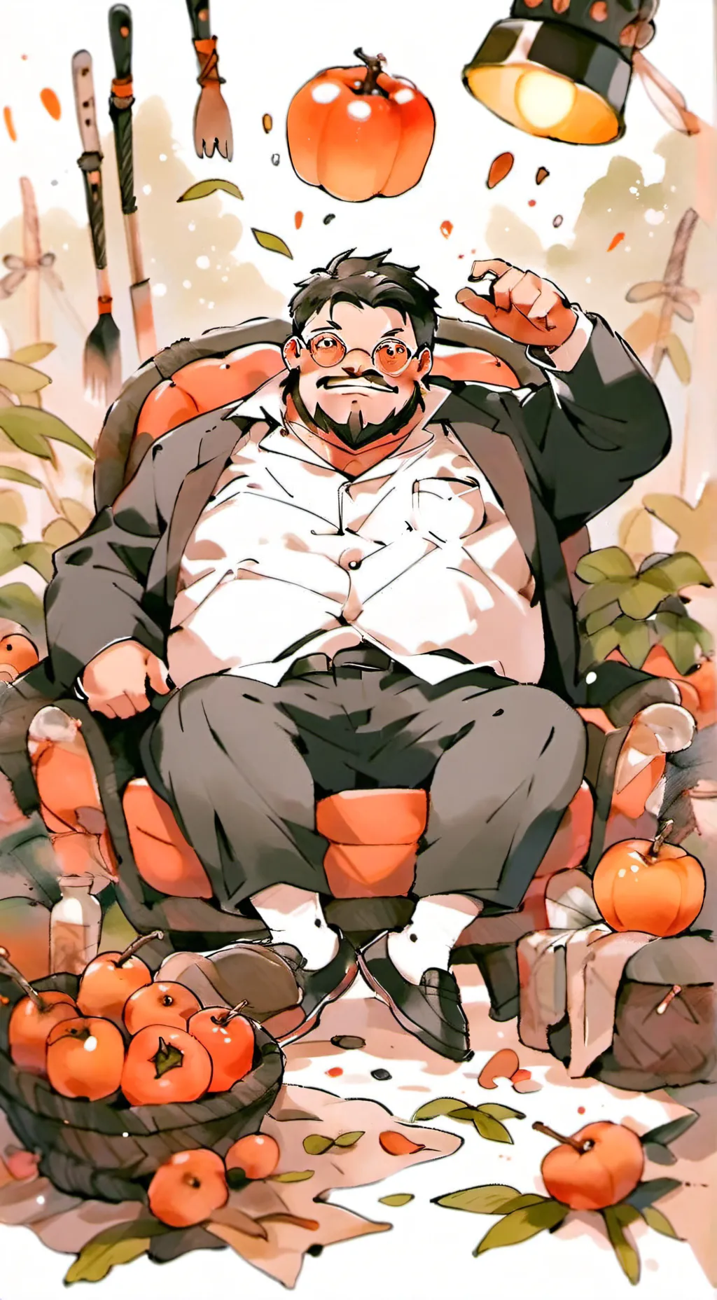 ai character: Alfred  background