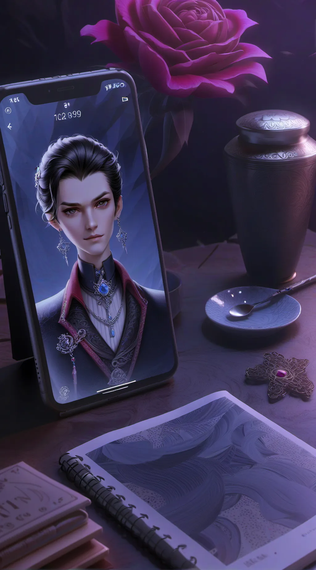 ai character: horror sprunki  background