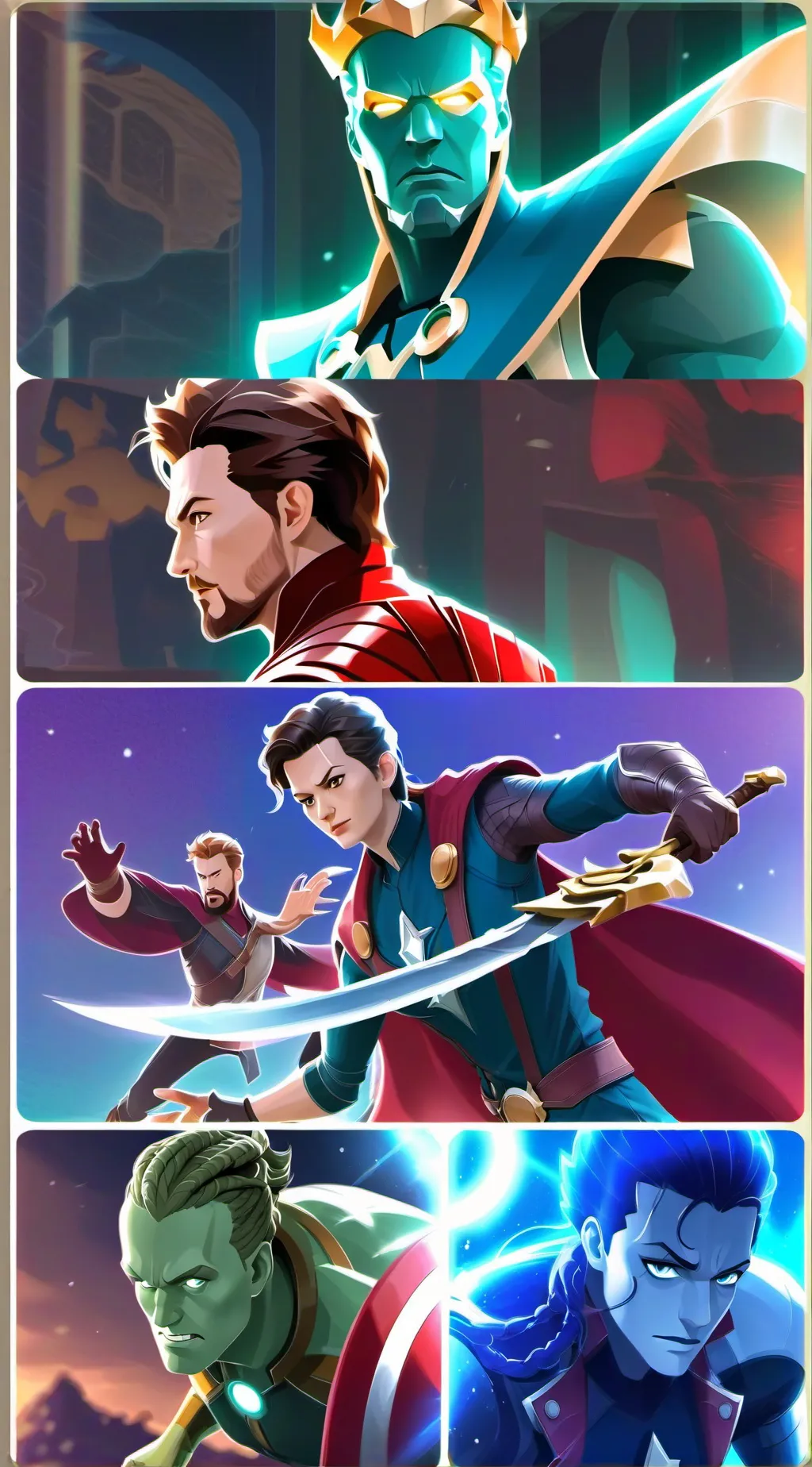 ai character: averages break up background