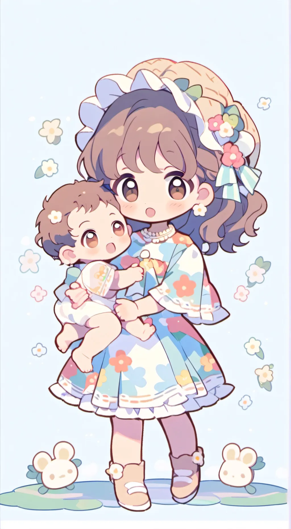 ai character: Isiana and Coco background