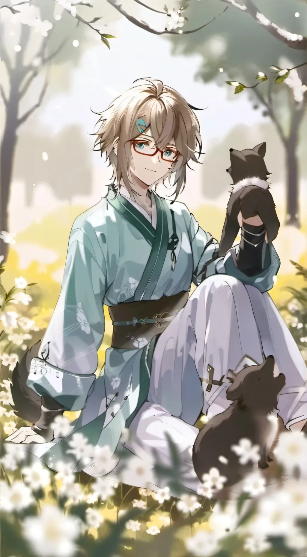 ai character: Lucas background