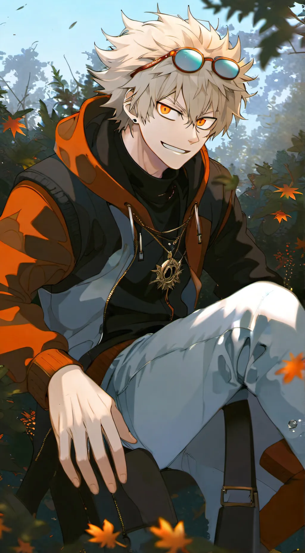 ai character: bakugo background