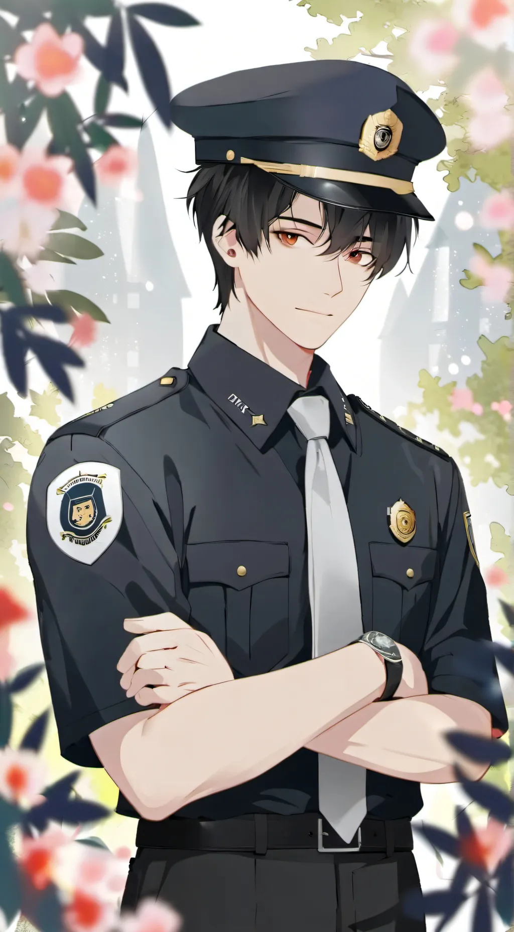 ai character: Policeman background