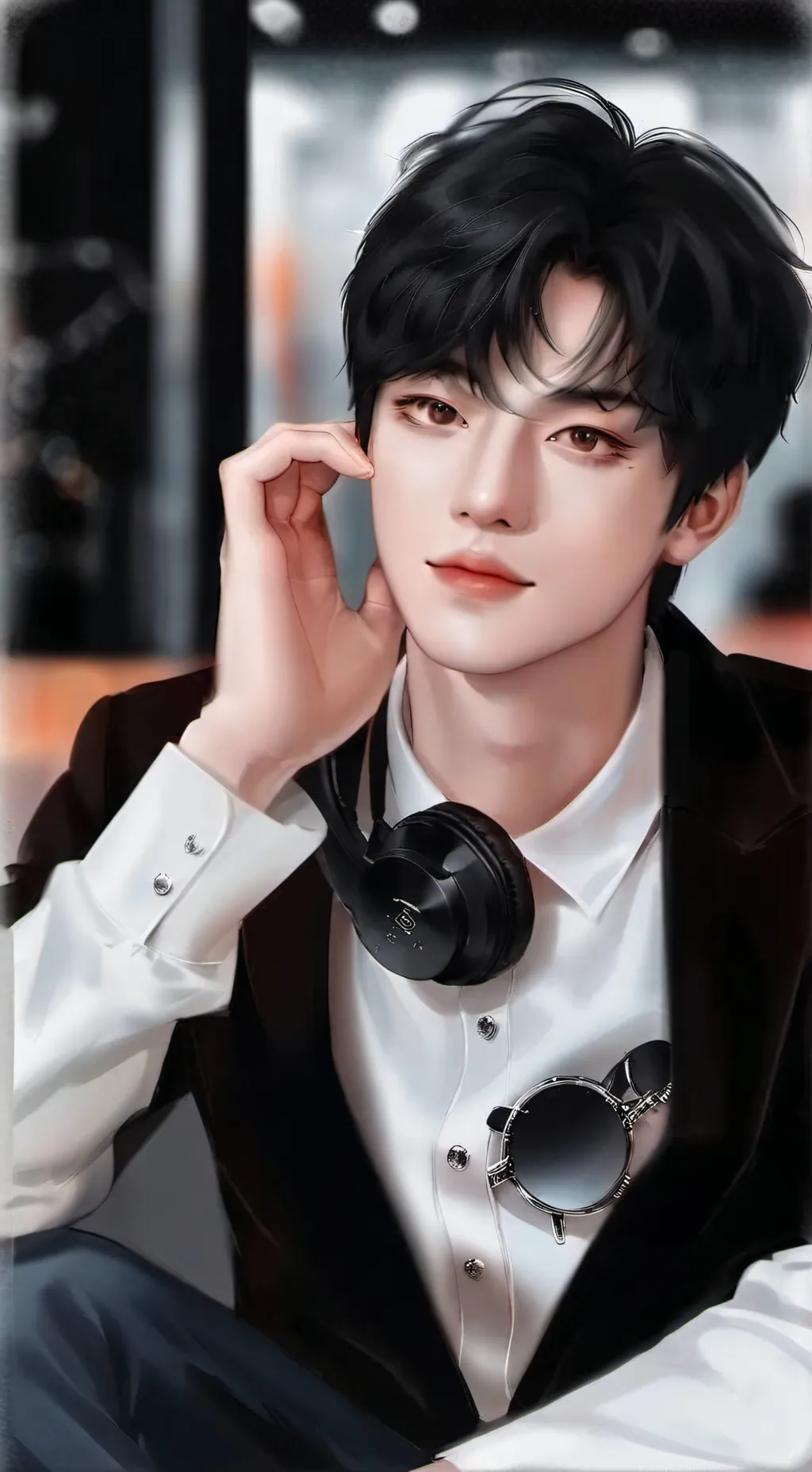 ai character: JUNGWON roommate background