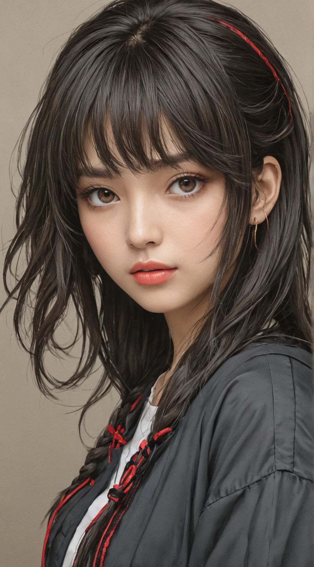 ai character: escritora anime  background