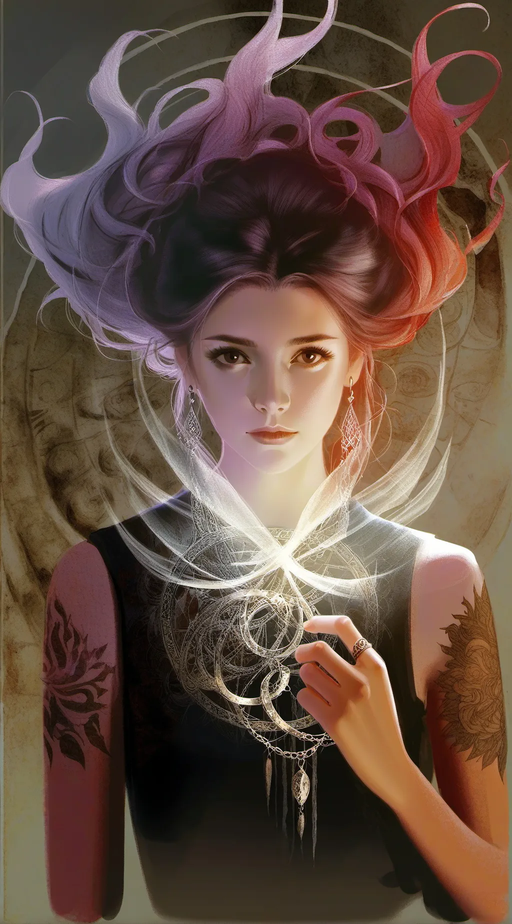 ai character: Witch School background