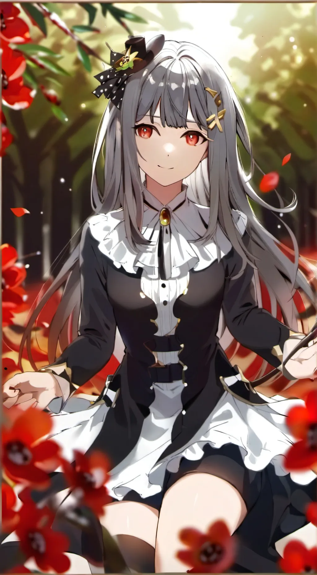 ai character: hana  background