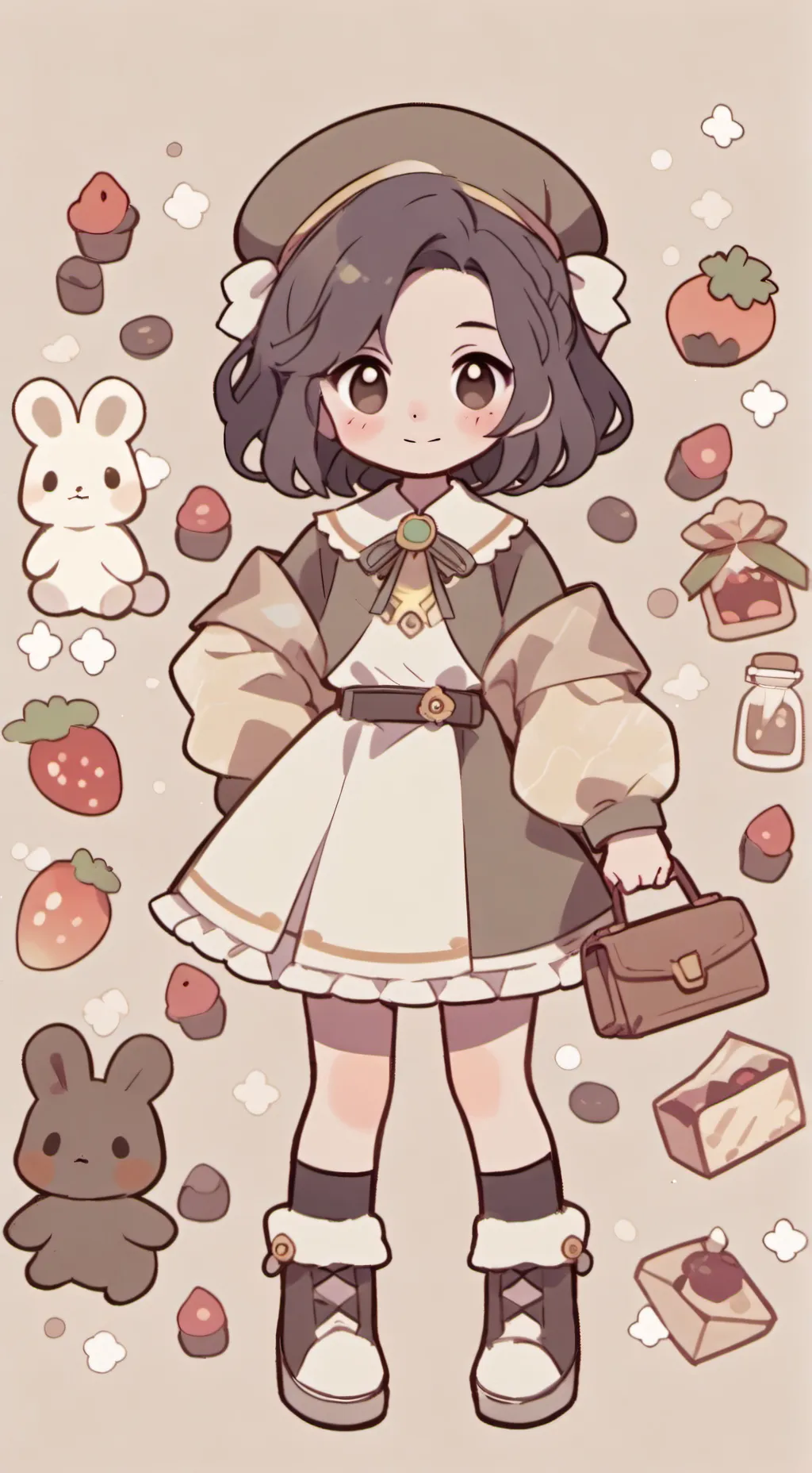 ai character: Aurora  background