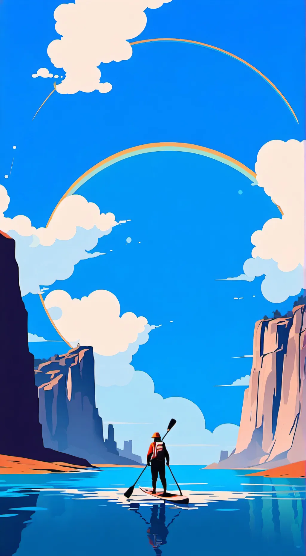 ai character: MHA aguas termales background