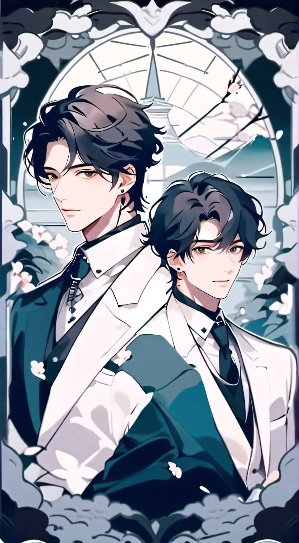 ai character: Aleks i Max  background