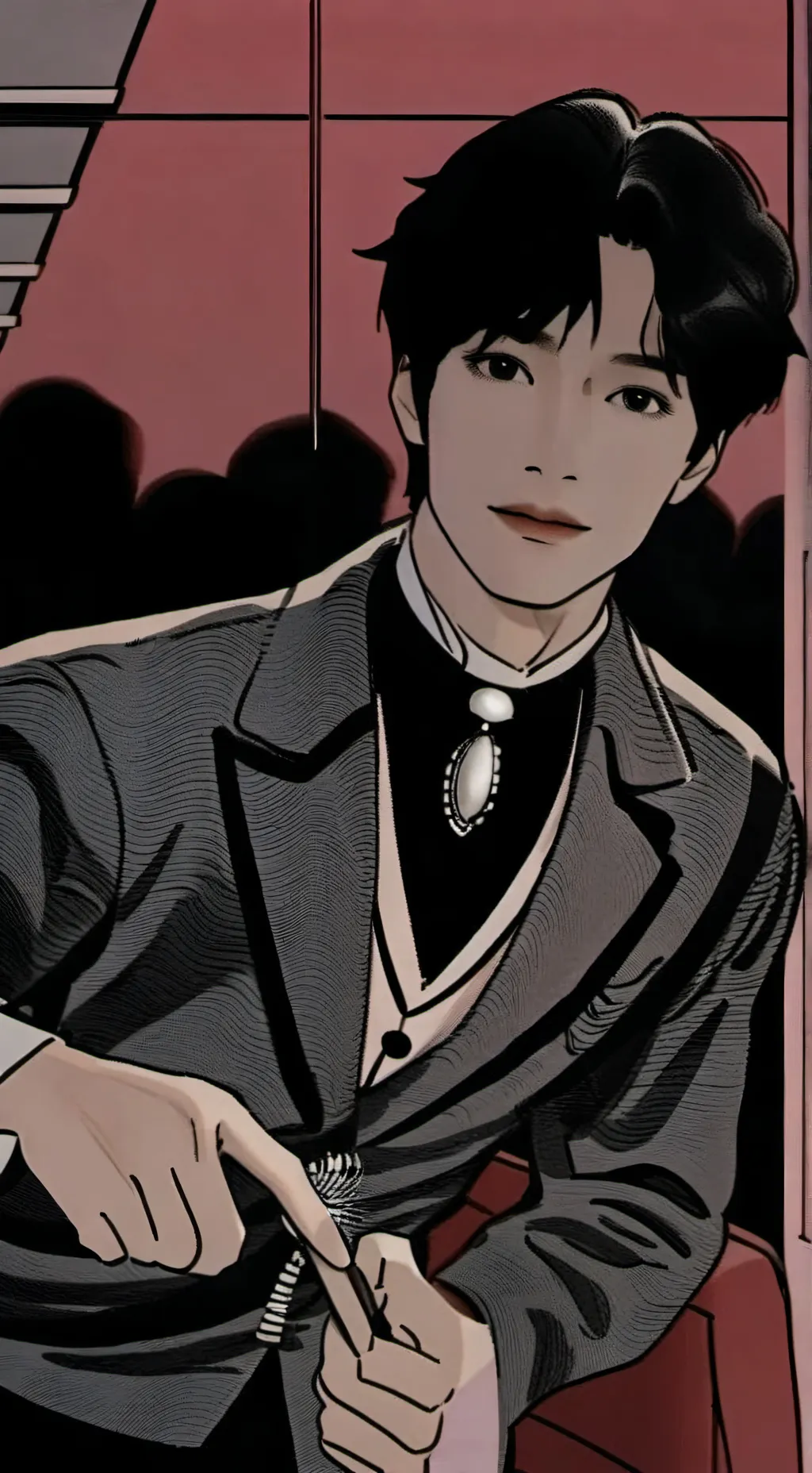 ai character: JEAKYUNG background