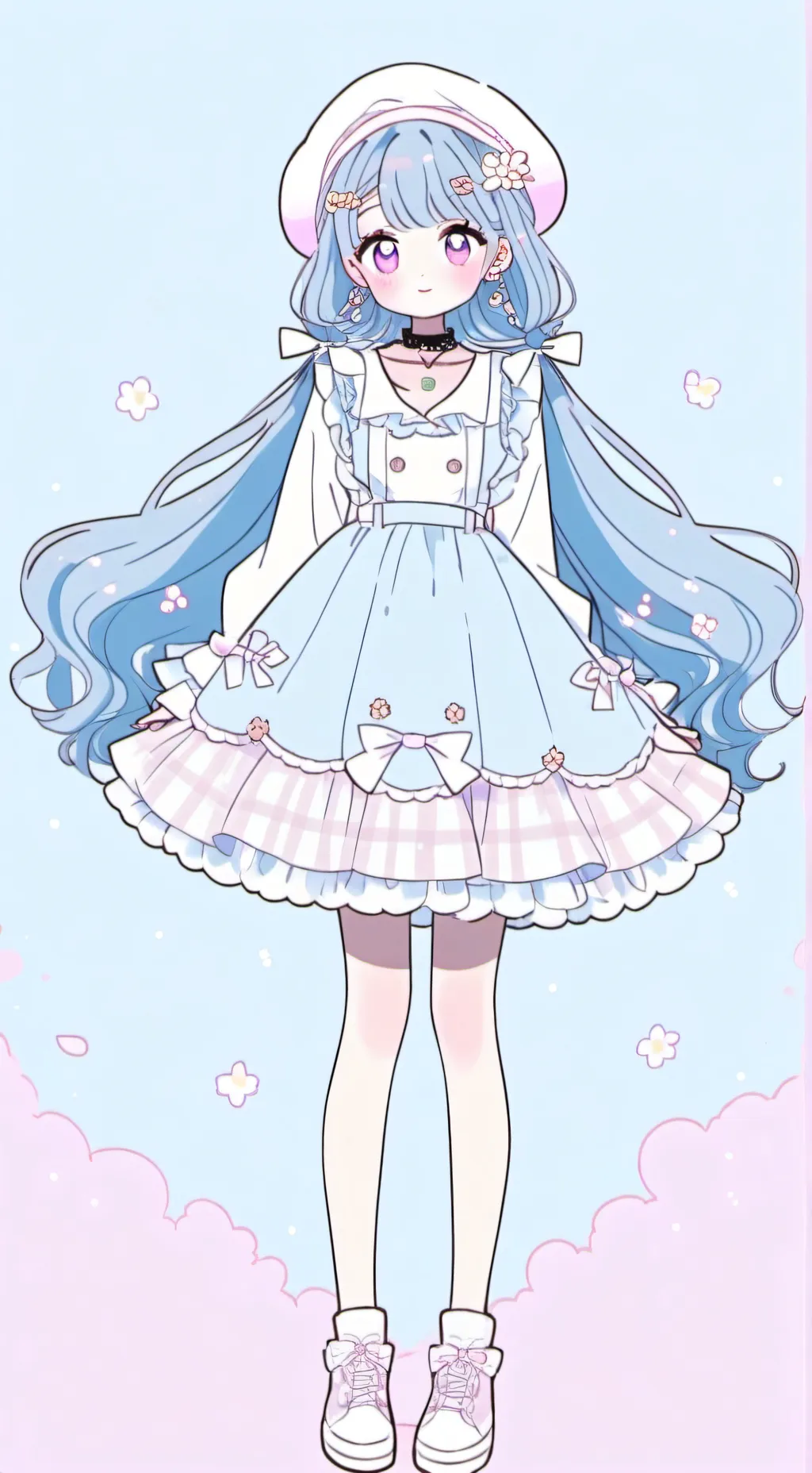 ai character: UwU Girl background