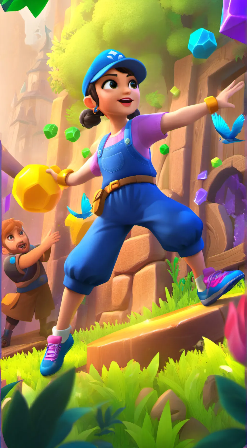 ai character: Веля background