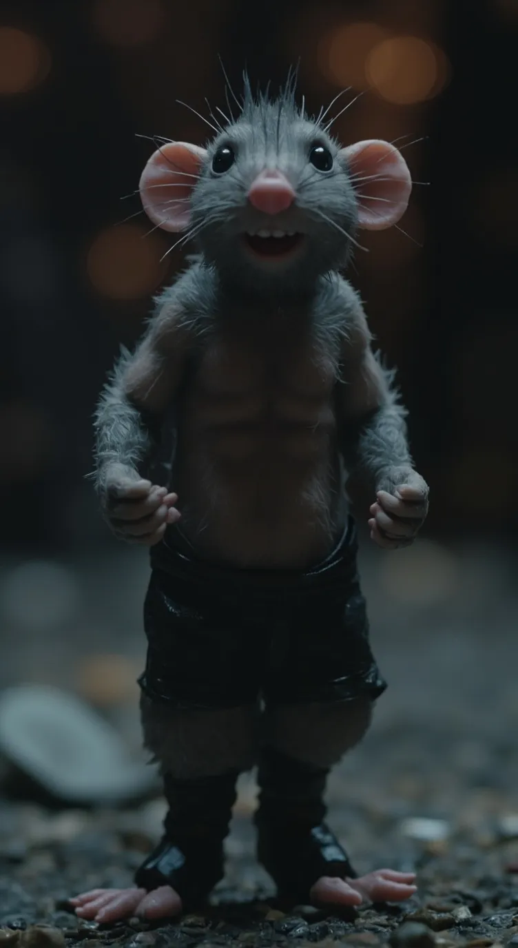 ai character: Rat dance  background