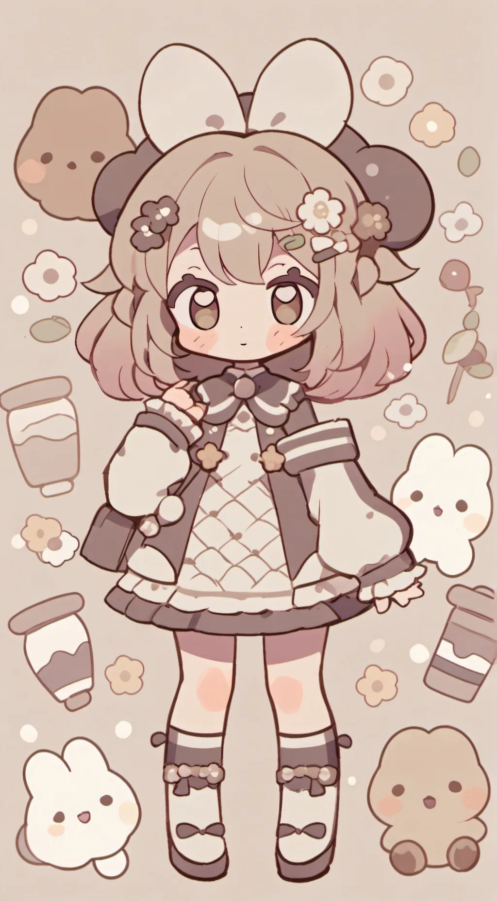 ai character: katherine  background