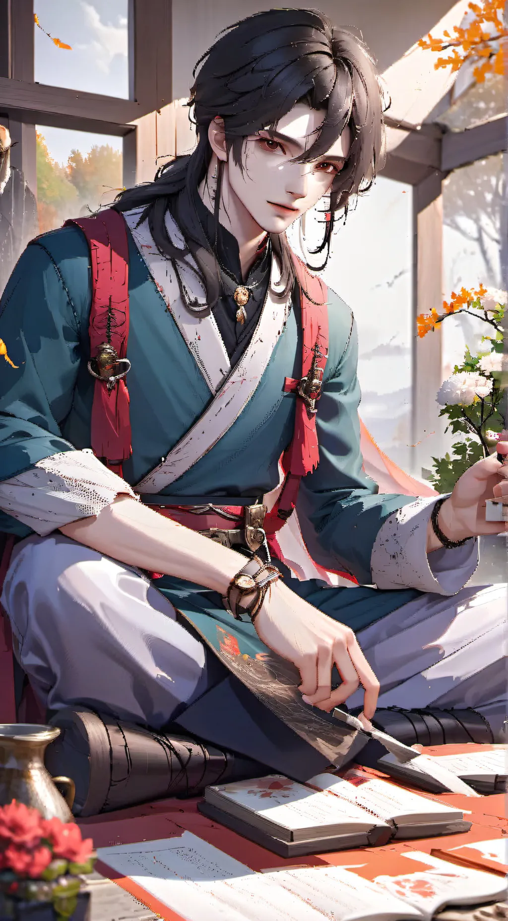 ai character: Aaron background