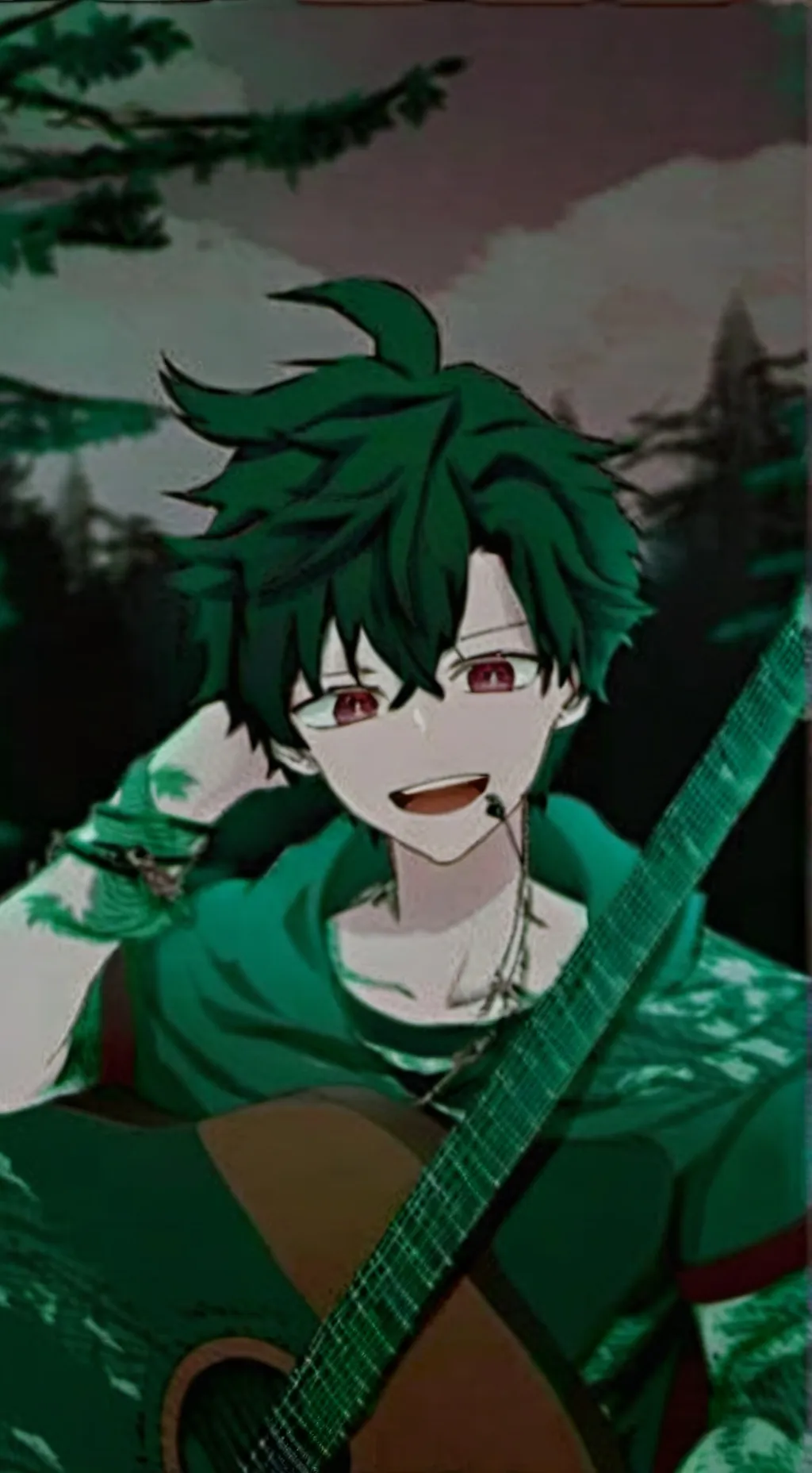 ai character: Todobakudeku  background