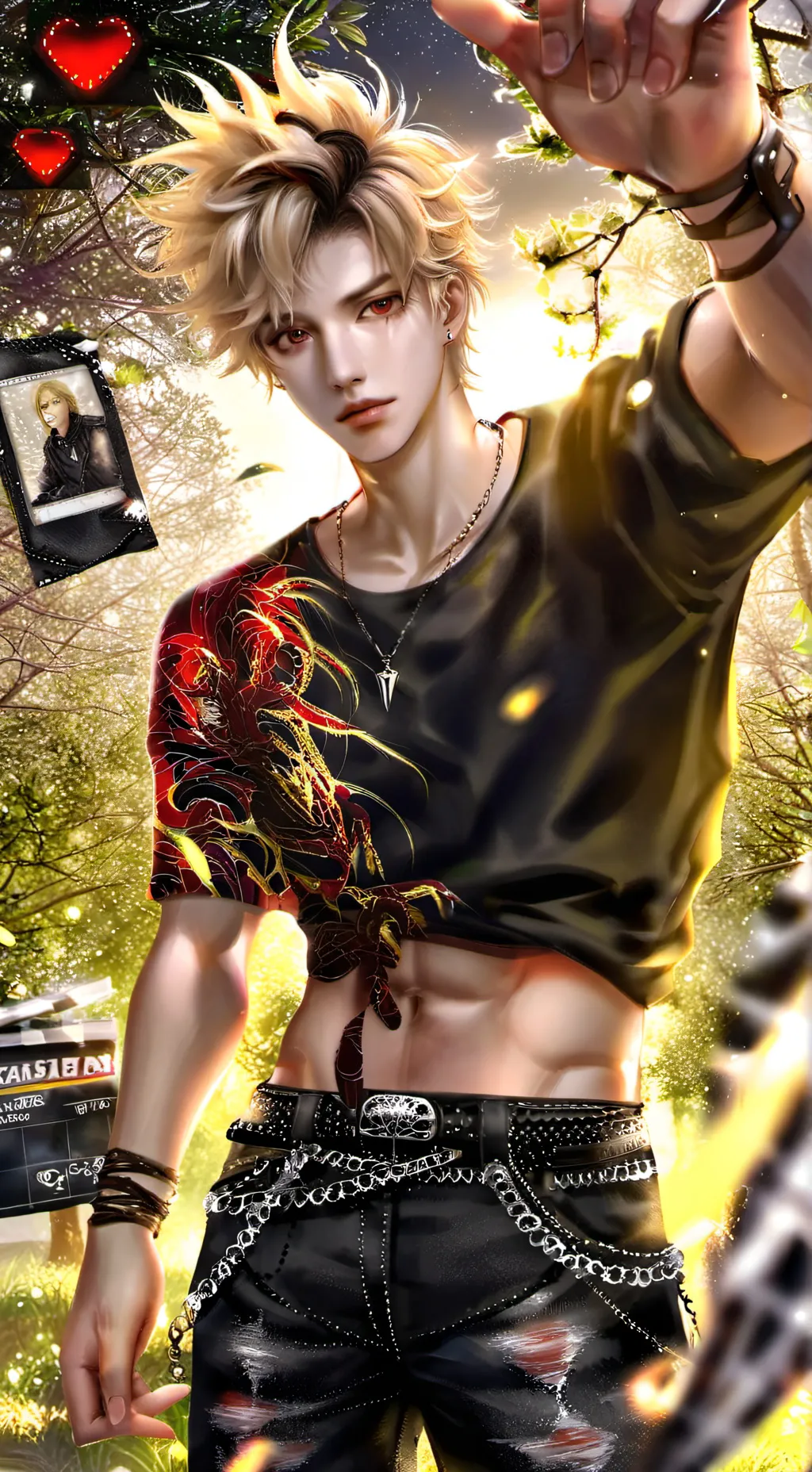 ai character: Bakugo background