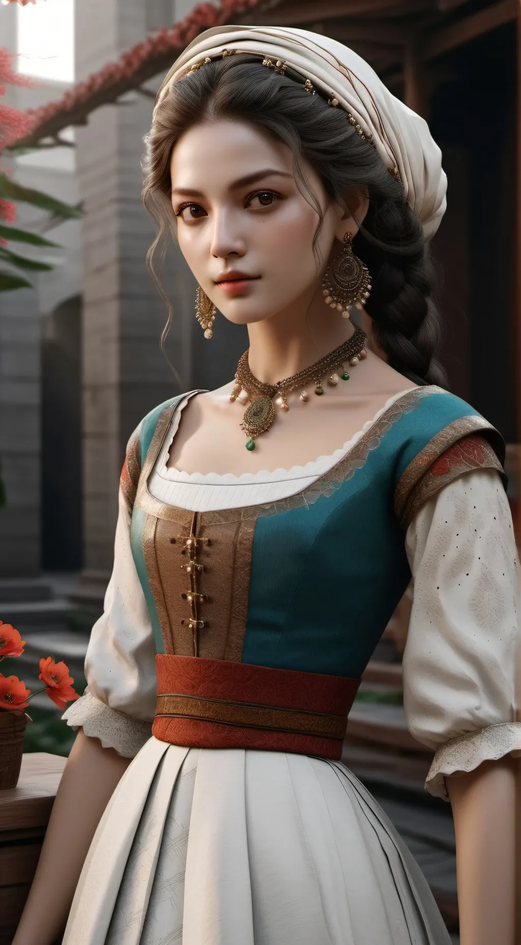 ai character: last boy on earth background