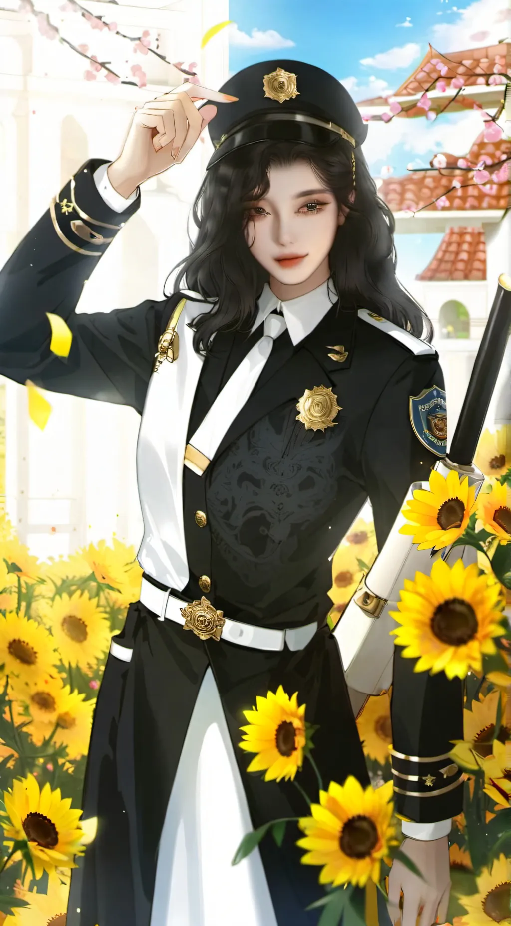 ai character: policia background