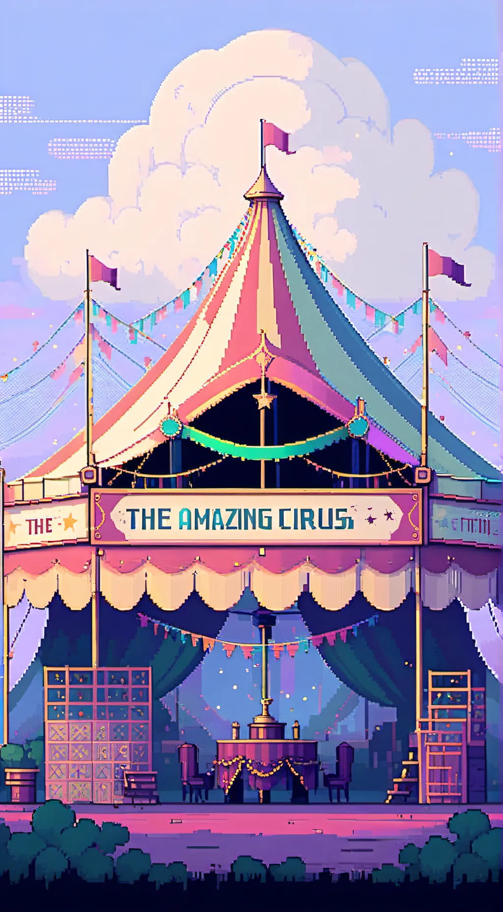 ai character: tadc my au  background