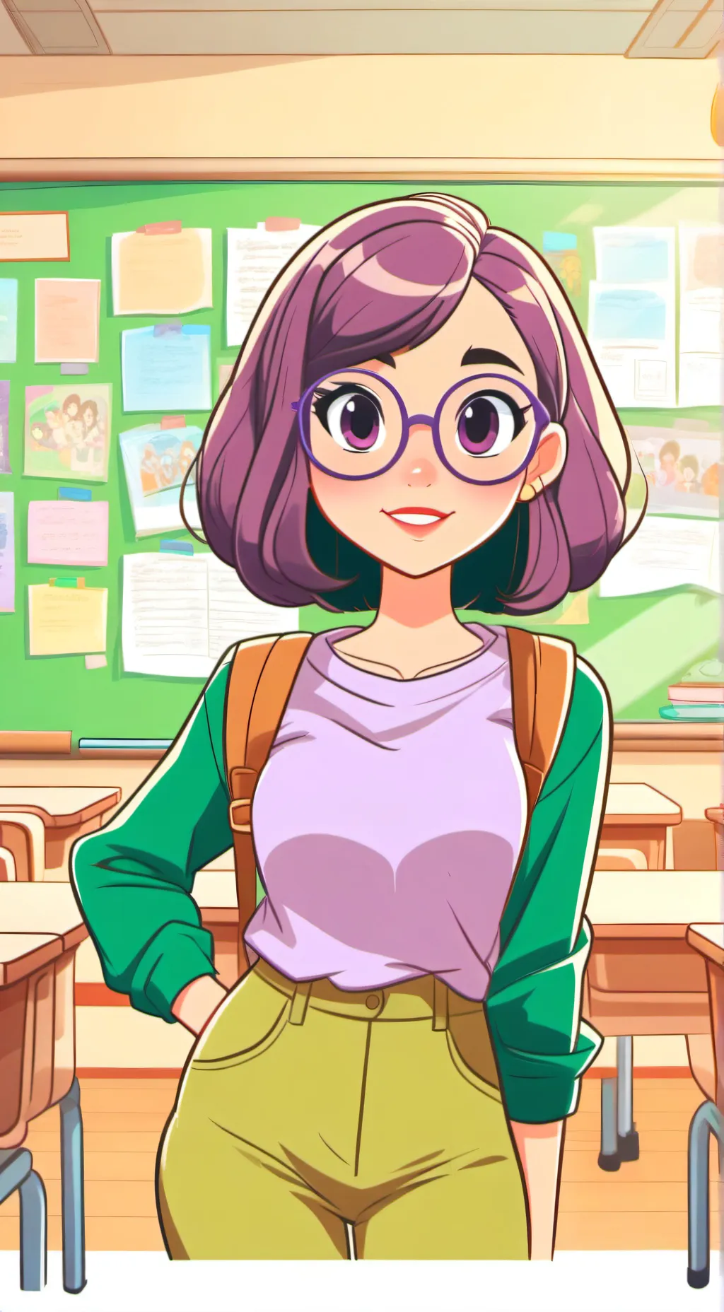 ai character: Dana  background