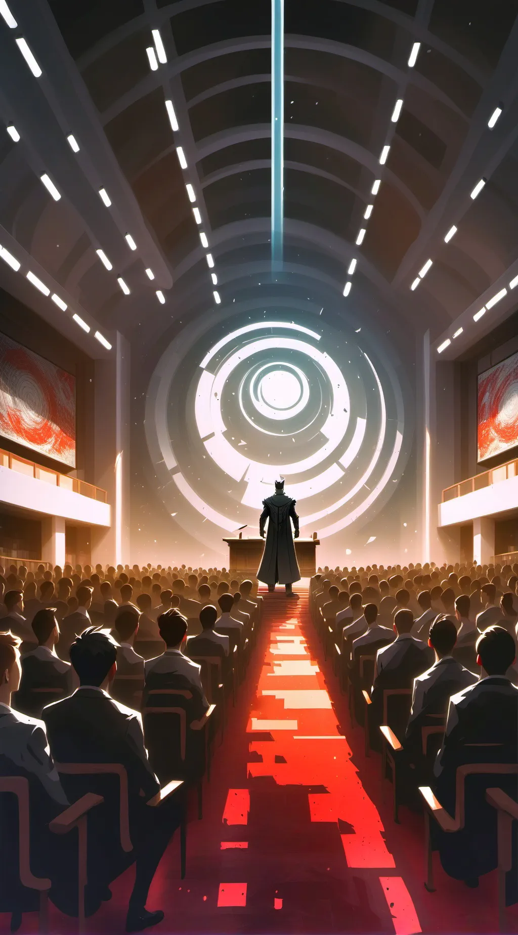 ai character: how it  happened  background