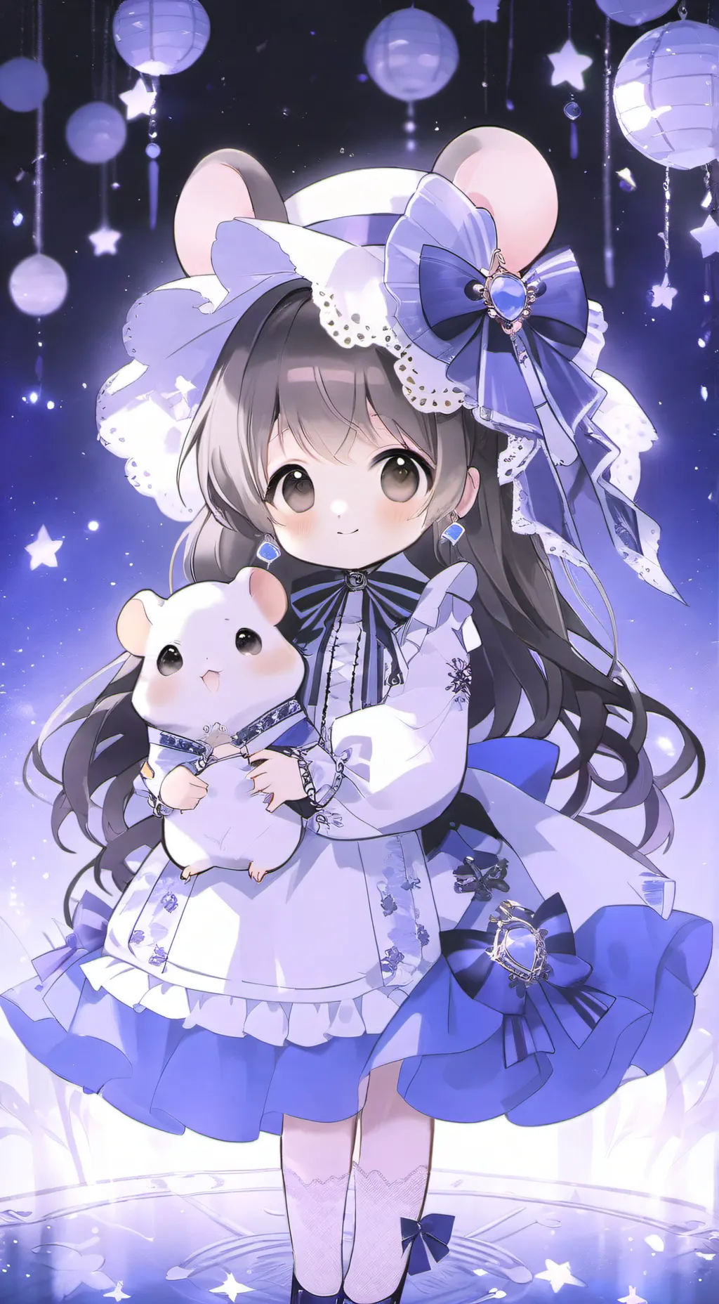 ai character: Hamster princess background